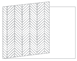 Oblique Grey Fold Away Invitation 5 x 7 - 25/Pk