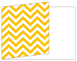 Chevron Bomble Bee Fold Away Invitation 5 x 7 - 25/Pk