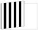 Lineation Black Fold Away Invitation 5 x 7 - 25/Pk