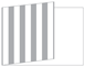 Lineation Grey Fold Away Invitation 5 x 7 - 25/Pk
