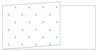 Polkadot Baby Blue Fold Away Invitation 4 x 9 1/4 - 25/Pk