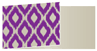 Indonesia Purple Fold Away Invitation 4 x 9 1/4 - 25/Pk