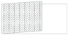 Oblique Grey Fold Away Invitation 4 x 9 1/4 - 25/Pk