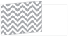 Chevron Pewter Fold Away Invitation 4 x 9 1/4 - 25/Pk