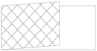 Casablanca Grey Fold Away Invitation 4 x 9 1/4 - 25/Pk