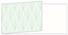 Glamour Green Tea Fold Away Invitation 4 x 9 1/4 - 25/Pk