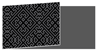 Maze Noir Fold Away Invitation 4 x 9 1/4 - 25/Pk
