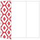 Rhombus Red Gate Fold Invitation Style A (5 x 7) - 10/Pk