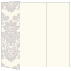 Floral Grey Gate Fold Invitation Style A (5 x 7) - 10/Pk