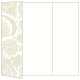 Paisley Silver Gate Fold Invitation Style A (5 x 7) - 10/Pk