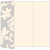 Renaissance Silver Gate Fold Invitation Style A (5 x 7)