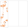 Flamingo Gate Fold Invitation Style A (5 x 7)