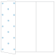 Polkadot Baby Blue Gate Fold Invitation Style A (5 x 7) - 10/Pk