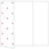 Polkadot Pink Gate Fold Invitation Style A (5 x 7)