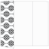 Rococo Black Gate Fold Invitation Style A (5 x 7)
