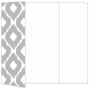 Indonesia Grey Gate Fold Invitation Style A (5 x 7)