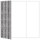 Oblique Black Gate Fold Invitation Style A (5 x 7) - 10/Pk