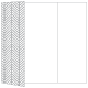 Oblique Grey Gate Fold Invitation Style A (5 x 7) - 10/Pk