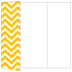 Chevron Bomble Bee Gate Fold Invitation Style A (5 x 7) - 10/Pk