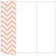 Chevron Ginger Gate Fold Invitation Style A (5 x 7) - 10/Pk