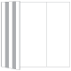 Lineation Grey Gate Fold Invitation Style A (5 x 7) - 10/Pk