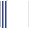 Lineation Blue Gate Fold Invitation Style A (5 x 7)