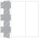 Gingham Grey Gate Fold Invitation Style A (5 x 7) - 10/Pk