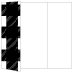 Gingham Black Gate Fold Invitation Style A (5 x 7) - 10/Pk