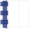 Gingham Blue Gate Fold Invitation Style A (5 x 7)