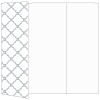 Casablanca Grey Gate Fold Invitation Style A (5 x 7)