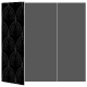 Glamour Noir Gate Fold Invitation Style A (5 x 7) - 10/Pk