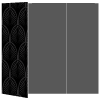 Glamour Noir Gate Fold Invitation Style A (5 x 7)