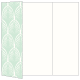 Glamour Green Tea Gate Fold Invitation Style A (5 x 7) - 10/Pk