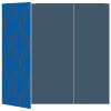 Glamour Navy Gate Fold Invitation Style A (5 x 7)