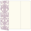 Victoria Grey Gate Fold Invitation Style A (5 x 7)