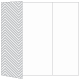 Zig Zag Grey Gate Fold Invitation Style A (5 x 7) - 10/Pk