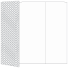 Zig Zag Grey Gate Fold Invitation Style A (5 x 7)
