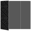 Maze Noir Gate Fold Invitation Style A (5 x 7)