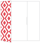 Rhombus Red Gate Fold Invitation Style A (5 x 7) - 10/Pk
