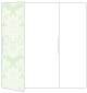 Floral Green Tea Gate Fold Invitation Style A (5 x 7) - 10/Pk