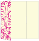 Nature Hot Pink Gate Fold Invitation Style A (5 x 7) - 10/Pk
