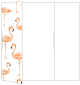 Flamingo Gate Fold Invitation Style A (5 x 7) - 10/Pk