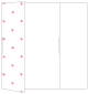 Polkadot Pink Gate Fold Invitation Style A (5 x 7) - 10/Pk