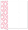 Indonesia Pink Gate Fold Invitation Style B (5 1/4 x 7 3/4)