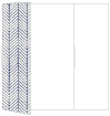 Oblique Blue Gate Fold Invitation Style B (5 1/4 x 7 3/4)