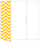 Chevron Bomble Bee Gate Fold Invitation Style A (5 x 7) - 10/Pk