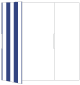Lineation Sapphire Gate Fold Invitation Style A (5 x 7) - 10/Pk