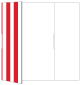 Lineation Red Gate Fold Invitation Style A (5 x 7) - 10/Pk