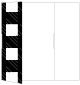 Gingham Black Gate Fold Invitation Style A (5 x 7) - 10/Pk