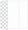 Casablanca Grey Gate Fold Invitation Style B (5 1/4 x 7 3/4) - 10/Pk